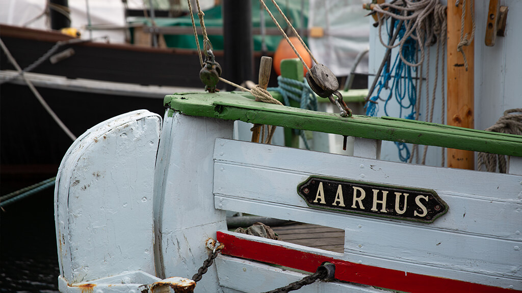 Fiskekutter i Aarhus havn